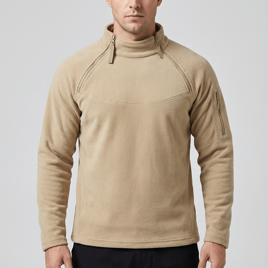 Soviska | Polarowa bluza z zamkiem błyskawicznym