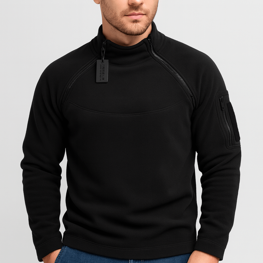 Soviska | Polarowa bluza z zamkiem błyskawicznym