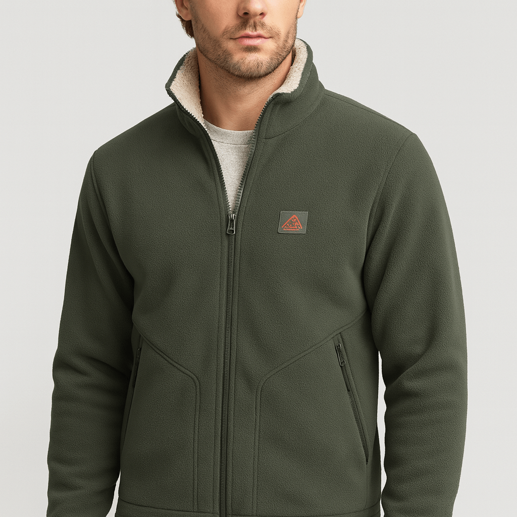 Soviska | Polarowa kurtka outdoorowa z kieszeniami