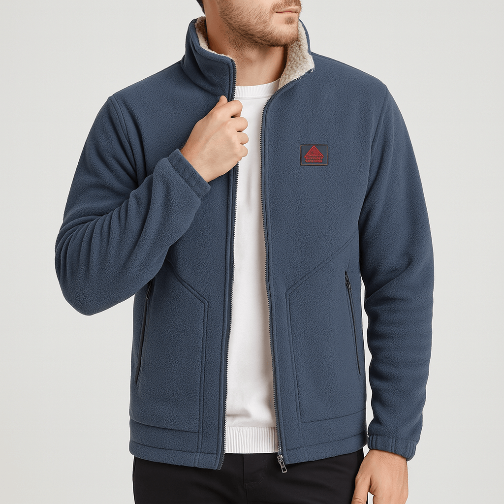 Soviska | Polarowa kurtka outdoorowa z kieszeniami