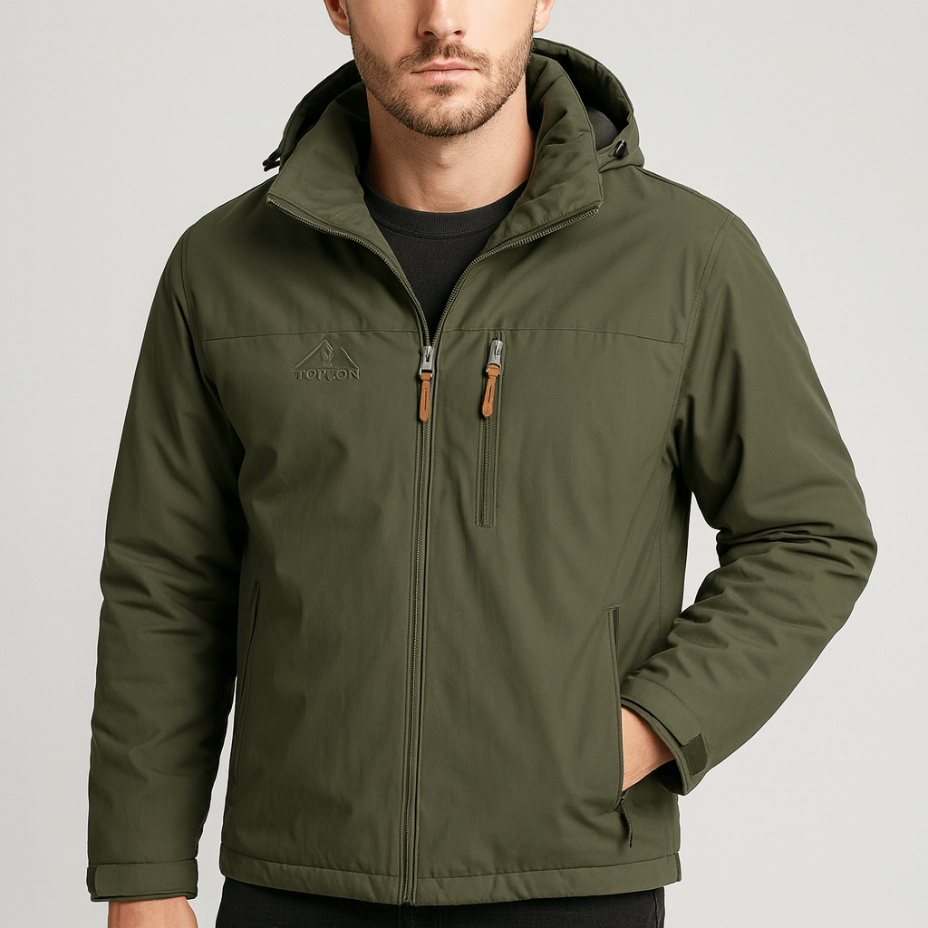 Soviska | Polarowa kurtka z odpinanym kapturem