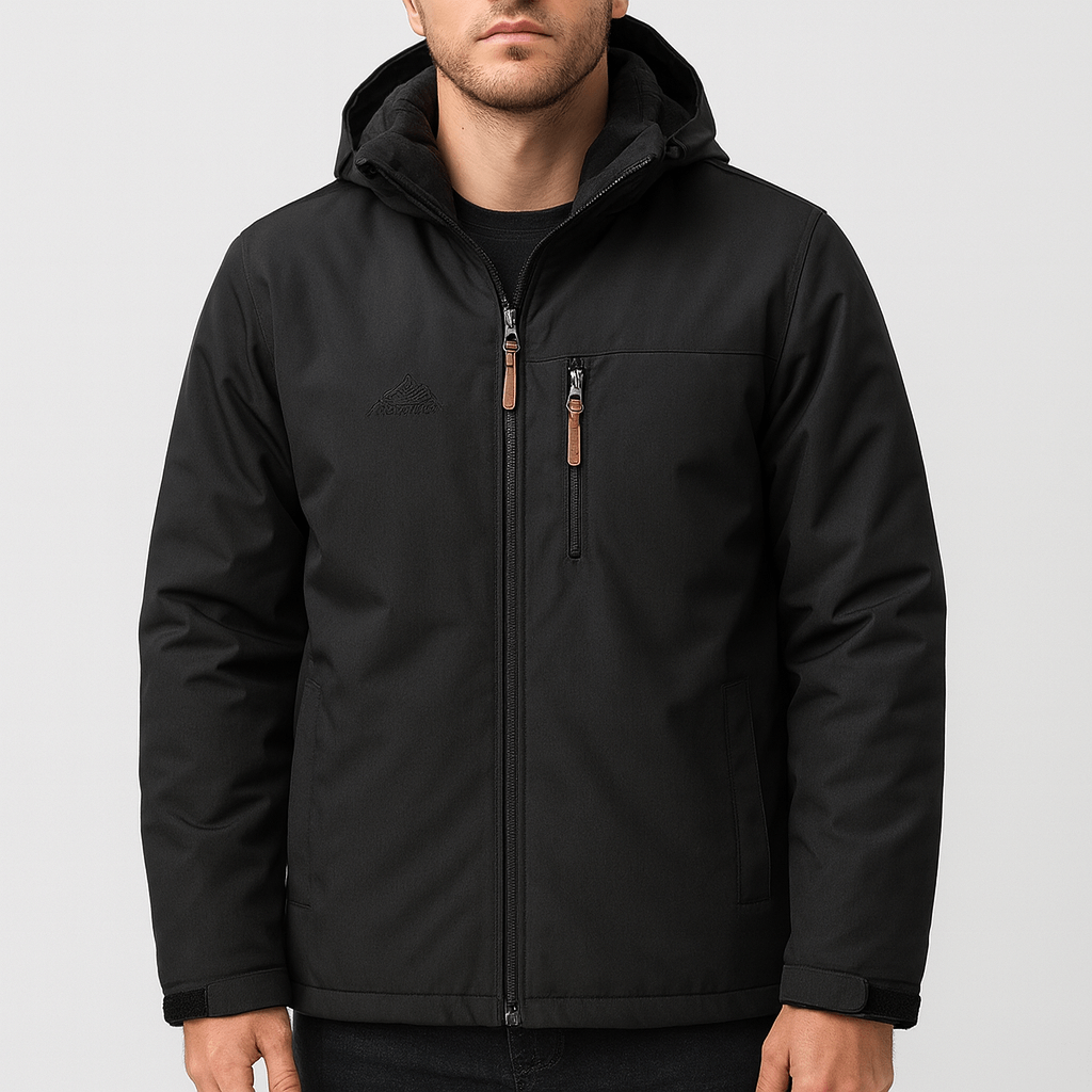 Soviska | Polarowa kurtka z odpinanym kapturem