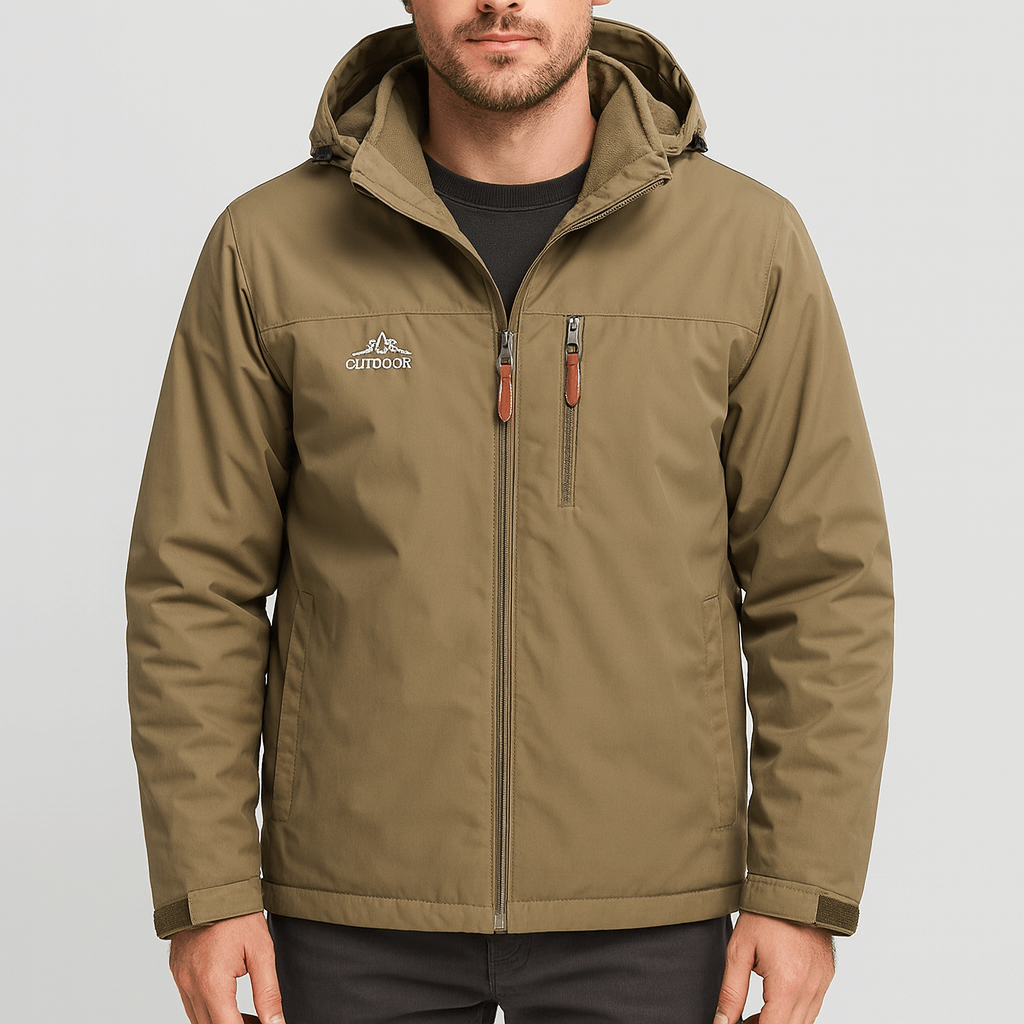 Soviska | Polarowa kurtka z odpinanym kapturem