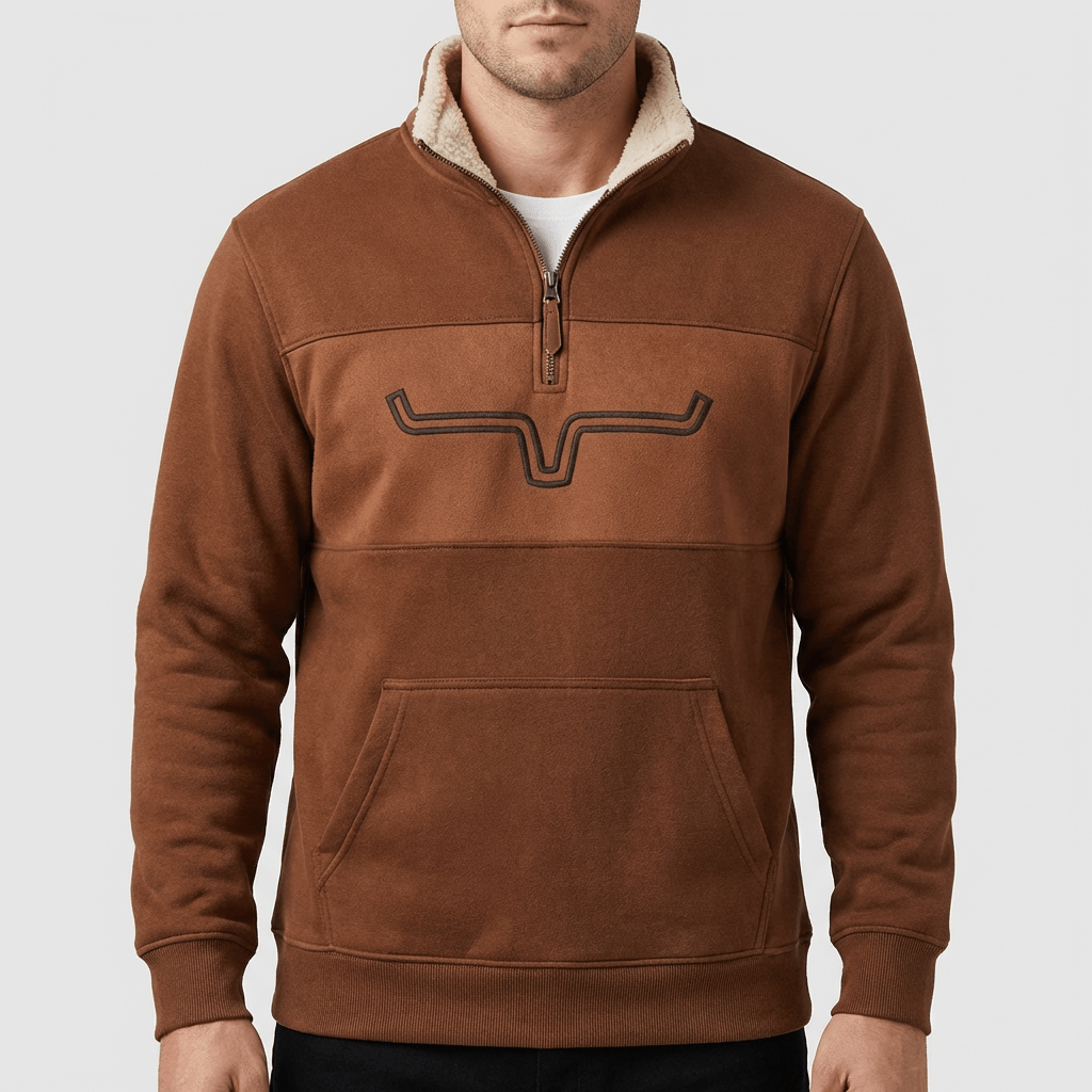 Soviska | Polarowy sweter z zamkiem błyskawicznym