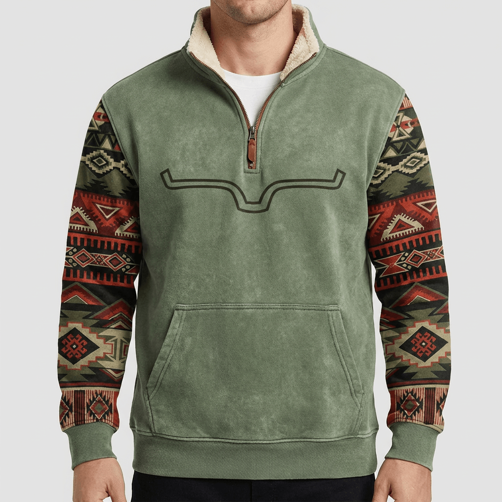 Soviska | Polarowy sweter z zamkiem błyskawicznym