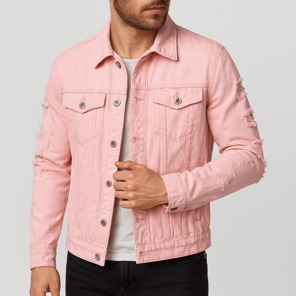 Soviska | Postarzana kurtka dżinsowa