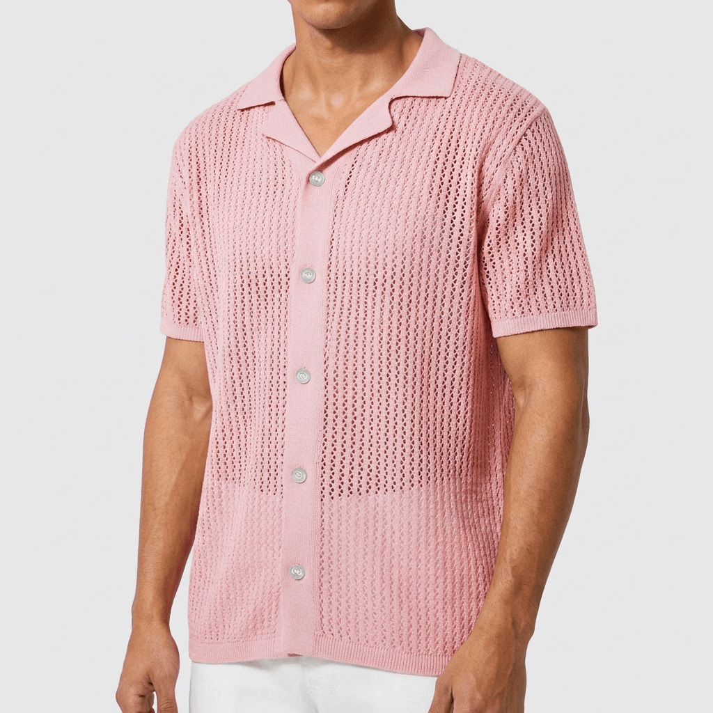 Soviska | Przewiewna dzianinowa koszula