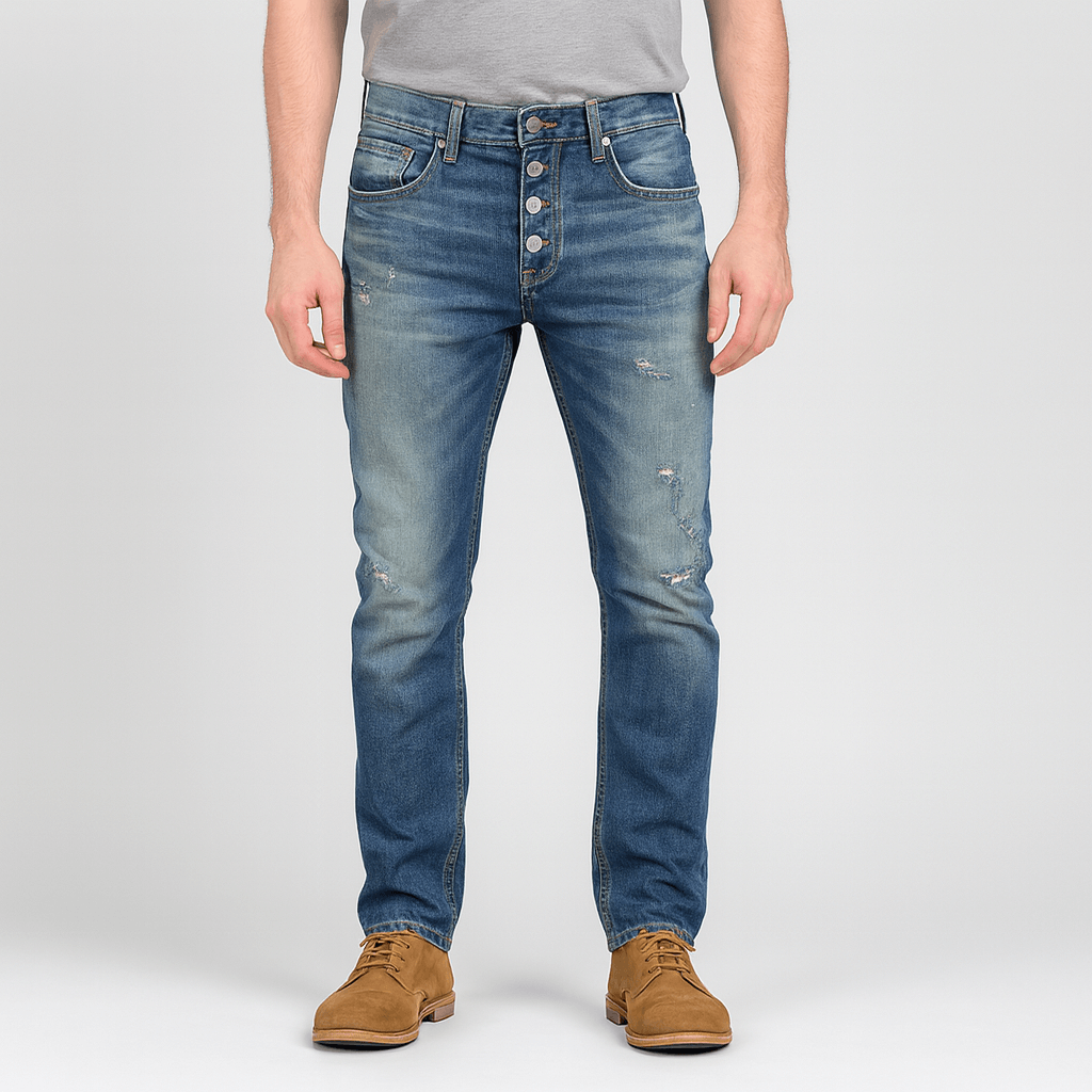 Soviska | Rozdarte dżinsy z przetarciami