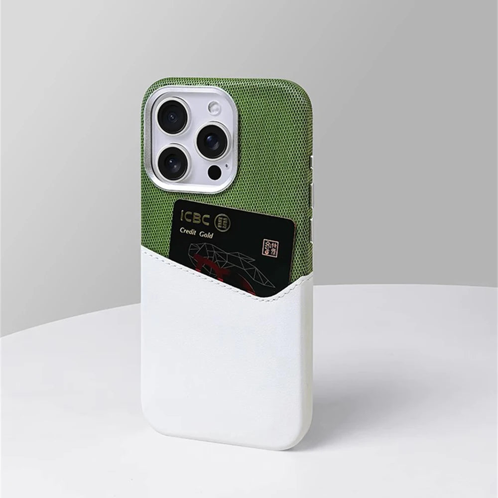 Soviska | Skórzane etui na iPhone'a z miejscem na karty