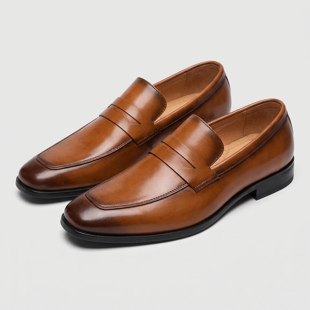 Soviska | Skórzane mokasyny z amortyzacją