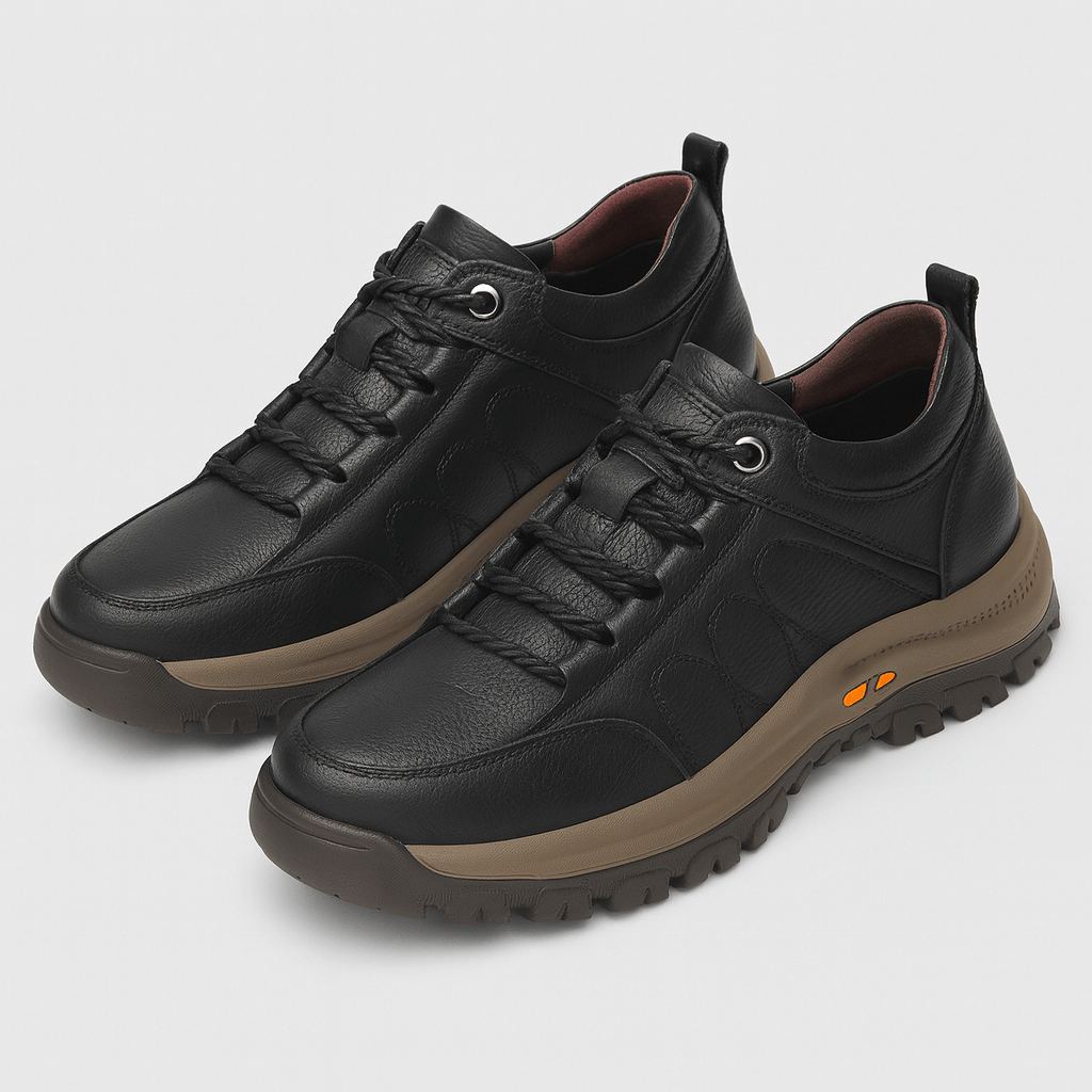 Soviska | Skórzane półbuty z antypoślizgową podeszwą