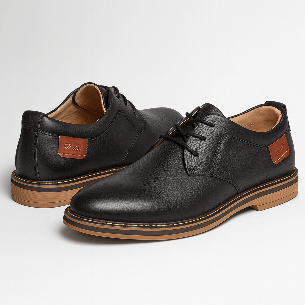 Soviska | Skórzane półbuty z klasycznym designem