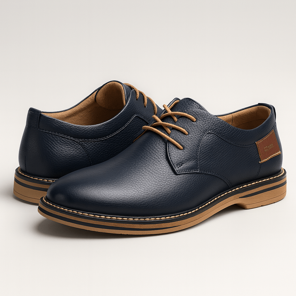 Soviska | Skórzane półbuty z klasycznym designem