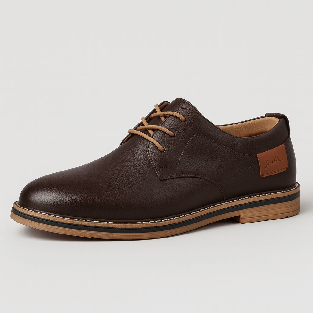 Soviska | Skórzane półbuty z klasycznym designem