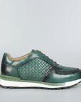 Soviska | Skórzane sneakersy plecione