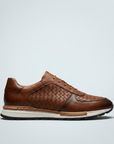 Soviska | Skórzane sneakersy plecione