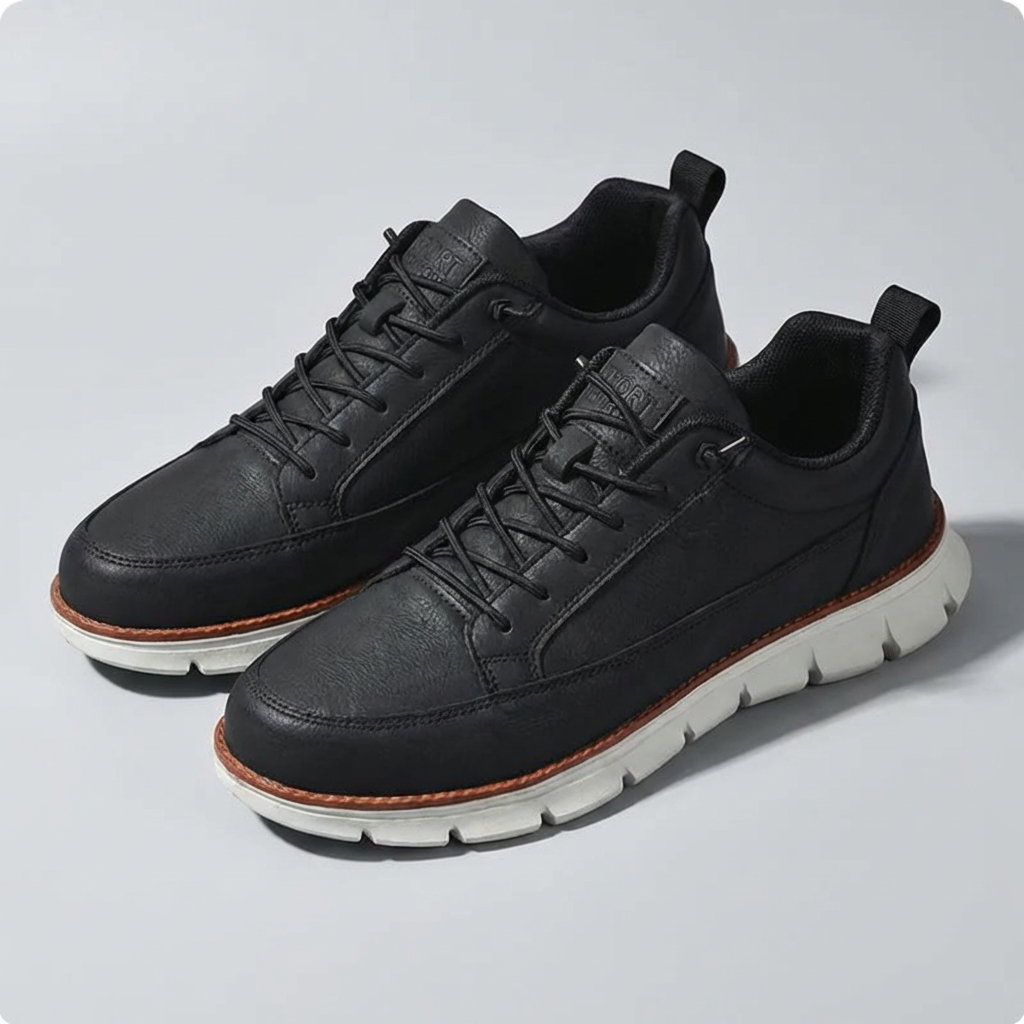 Soviska | Skórzane trampki z amortyzacją