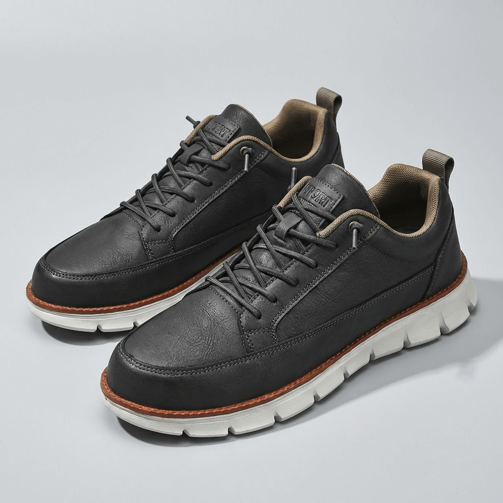 Soviska | Skórzane trampki z amortyzacją