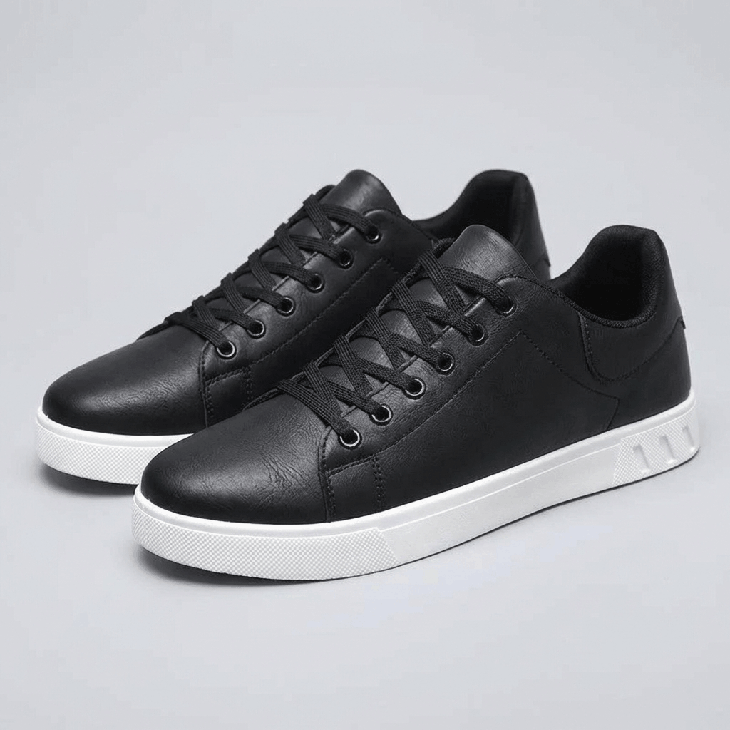 Soviska | Skórzane trampki z klasycznym designem