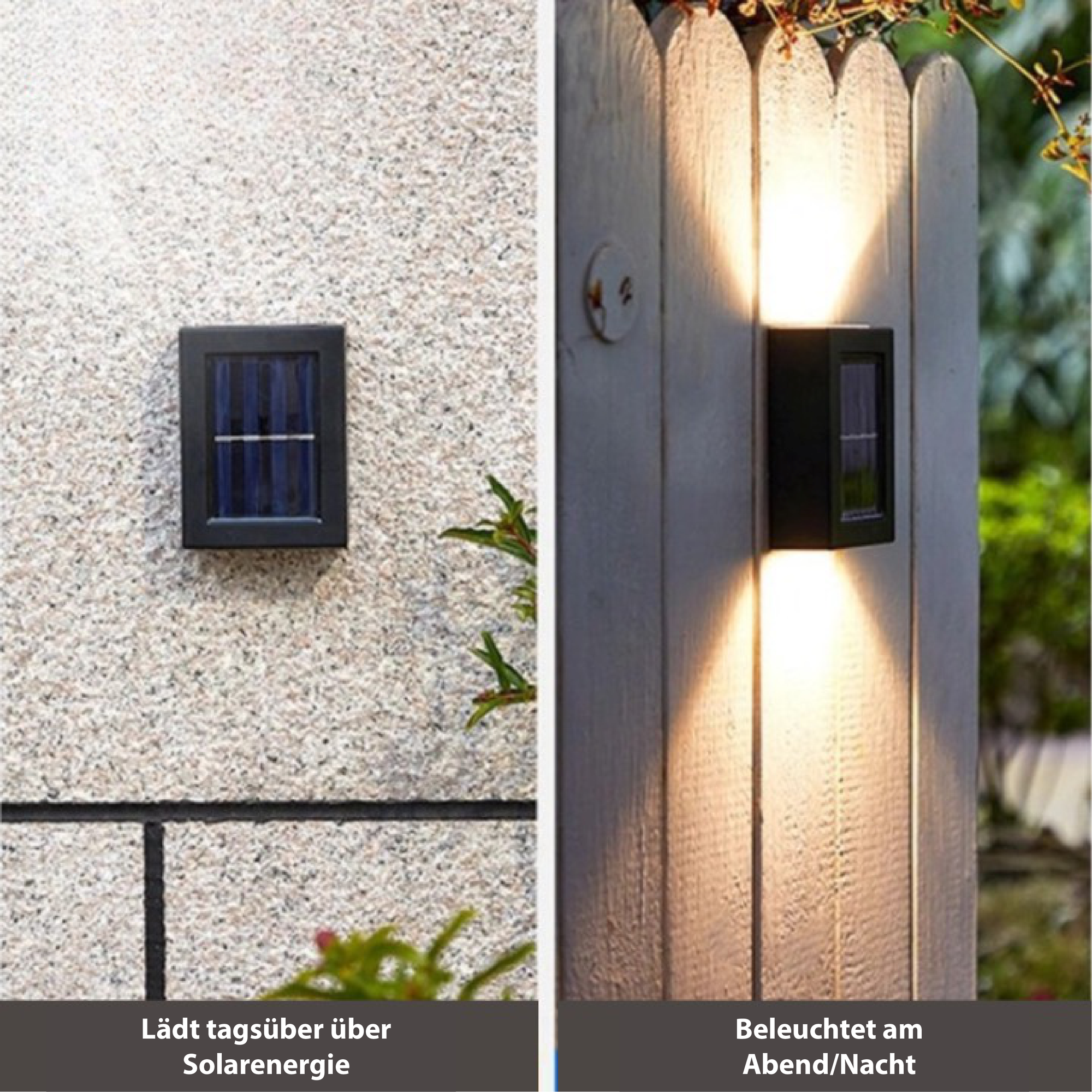 Soviska | Solarne kinkiety ogrodowe LED