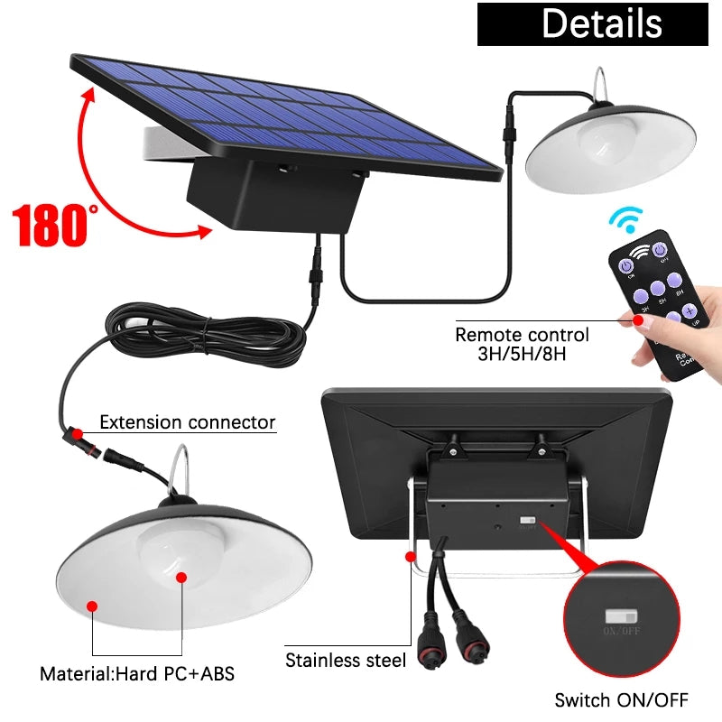 Soviska | Solarne lampy LED z pilotem