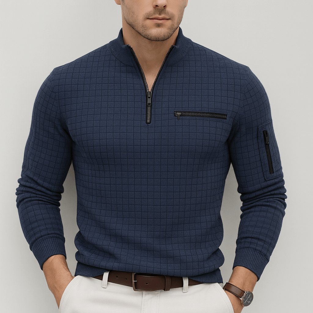 Soviska | Sportowy sweter z zamkiem