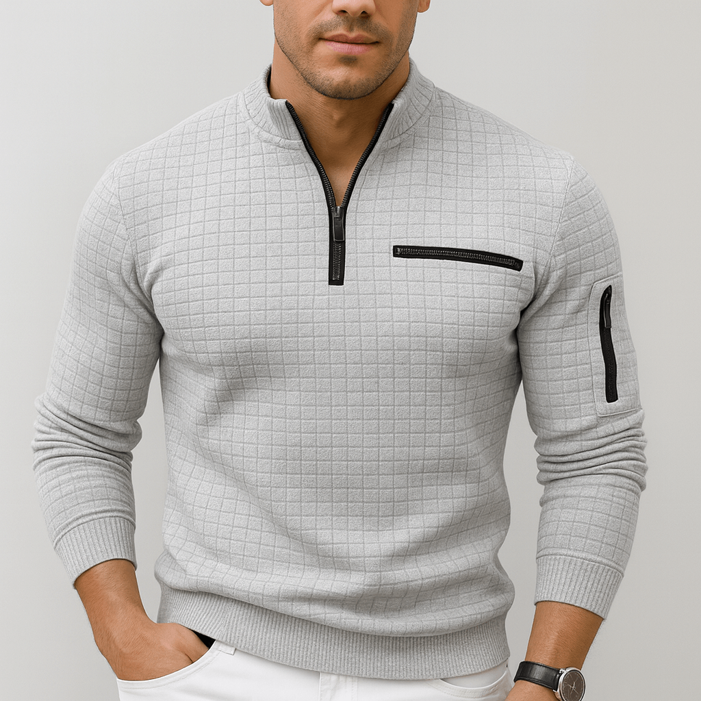 Soviska | Sportowy sweter z zamkiem