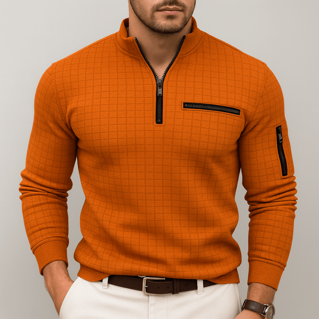 Soviska | Sportowy sweter z zamkiem