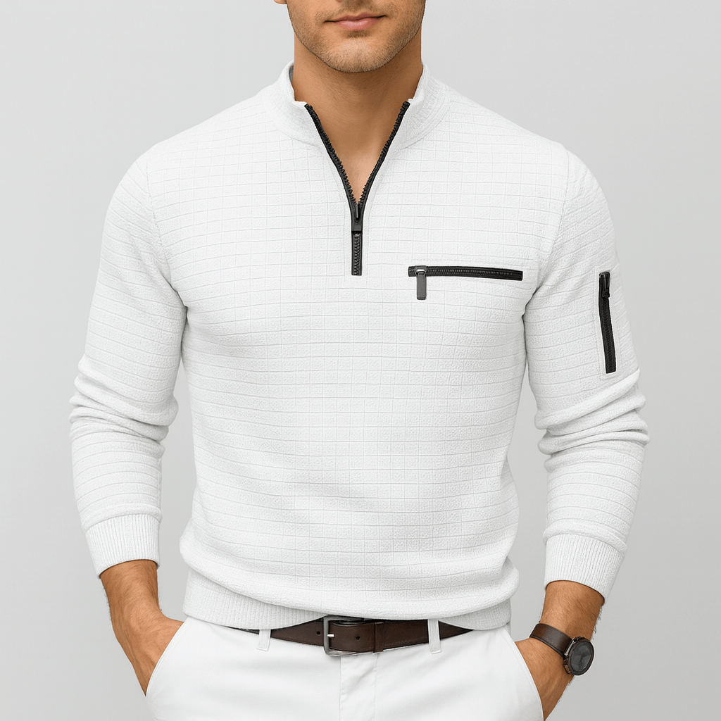 Soviska | Sportowy sweter z zamkiem