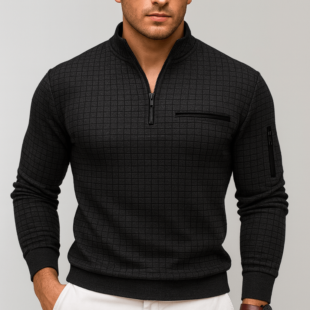 Soviska | Sportowy sweter z zamkiem