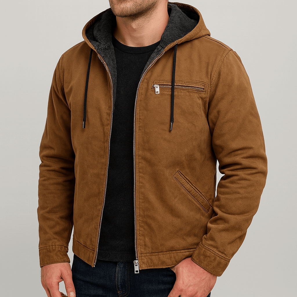 Soviska | Streetwear bomberka z kapturem i kieszeniami