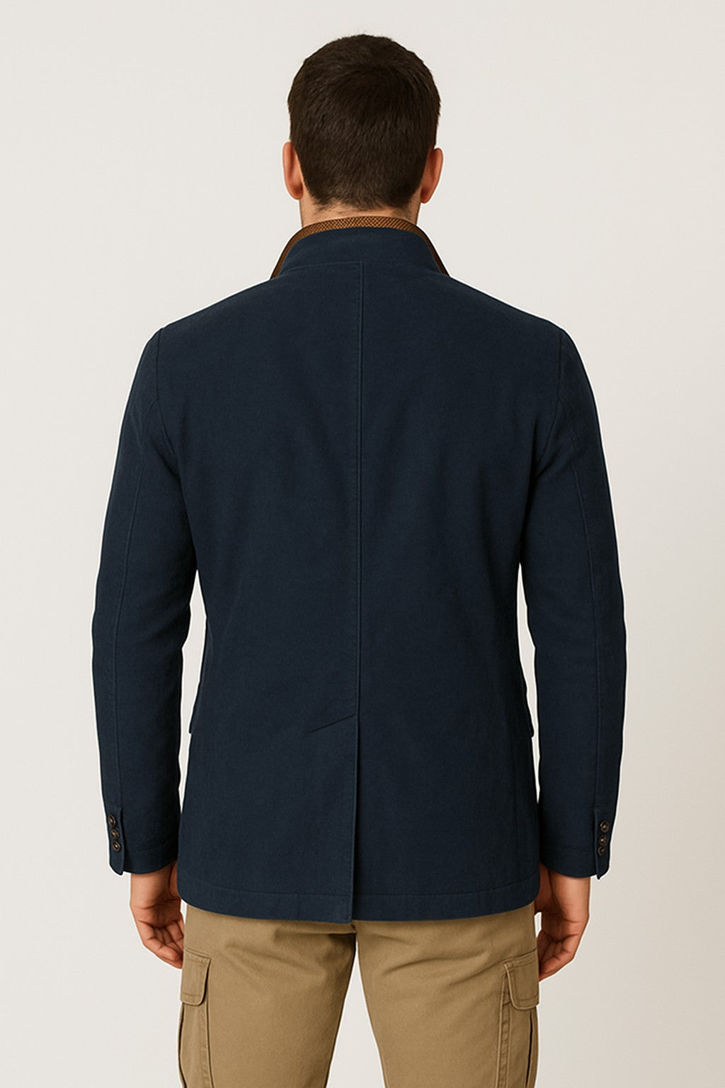 Soviska | Strukturalny krój zamszowej kurtki