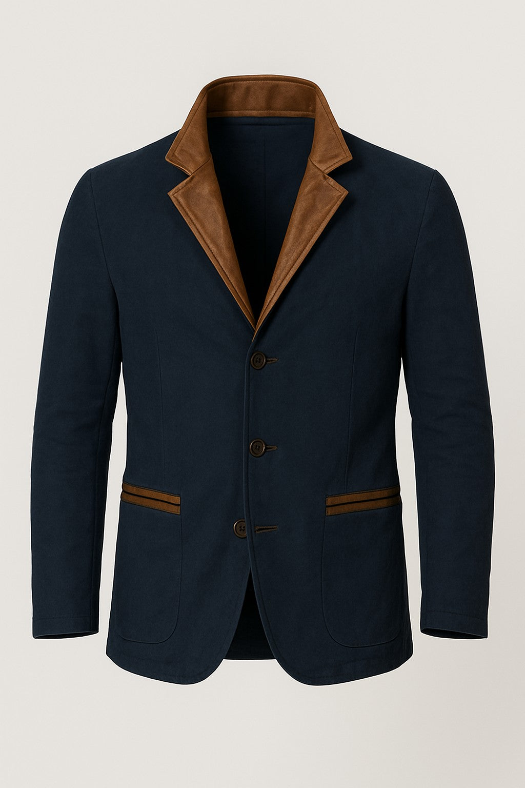 Soviska | Strukturalny krój zamszowej kurtki