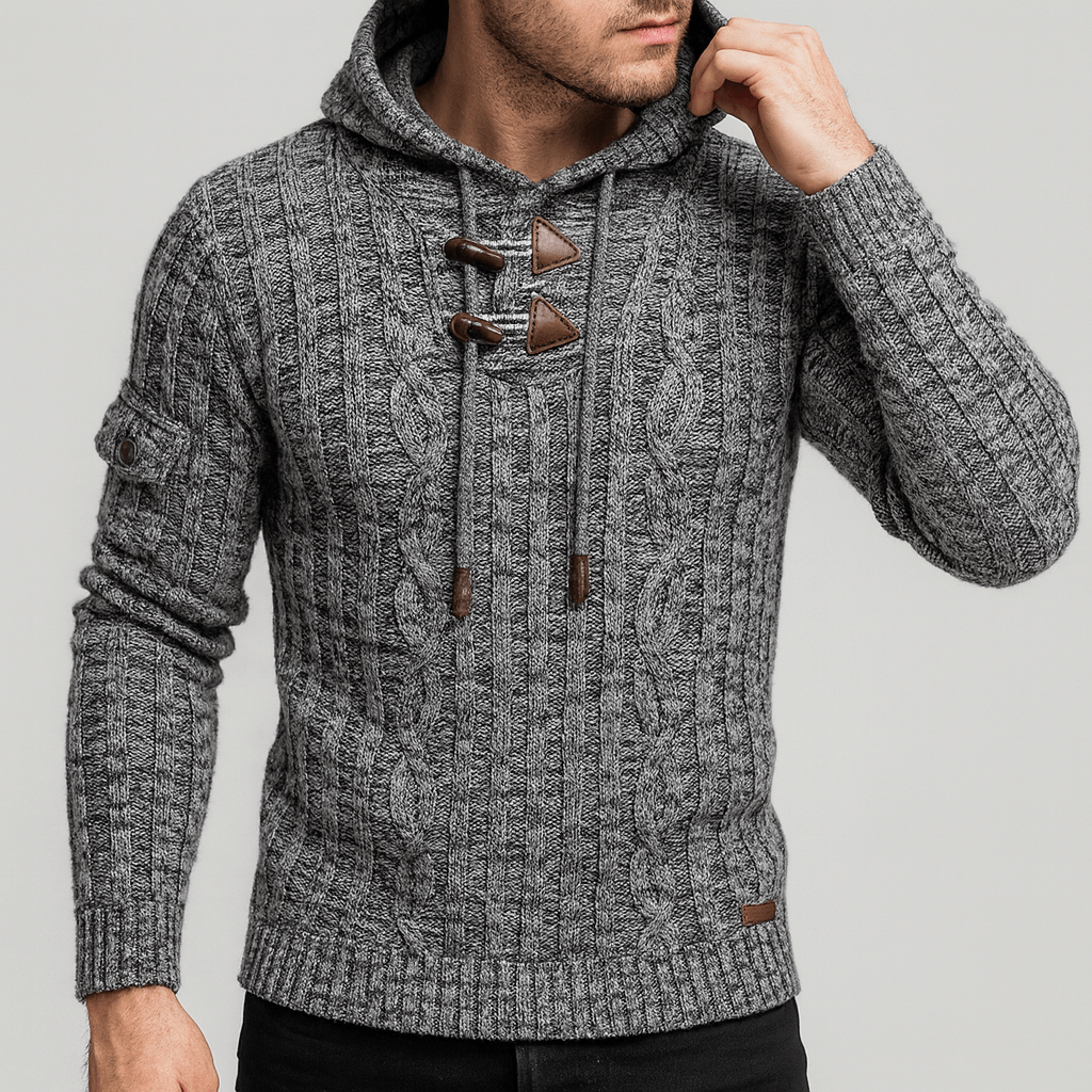 Soviska | Stylowa dzianinowa bluza z kapturem