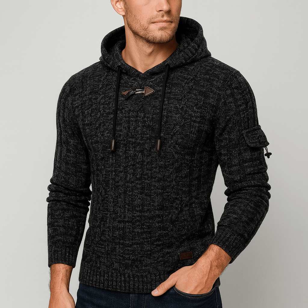 Soviska | Stylowa dzianinowa bluza z kapturem