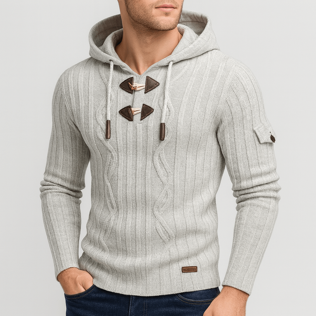 Soviska | Stylowa dzianinowa bluza z kapturem