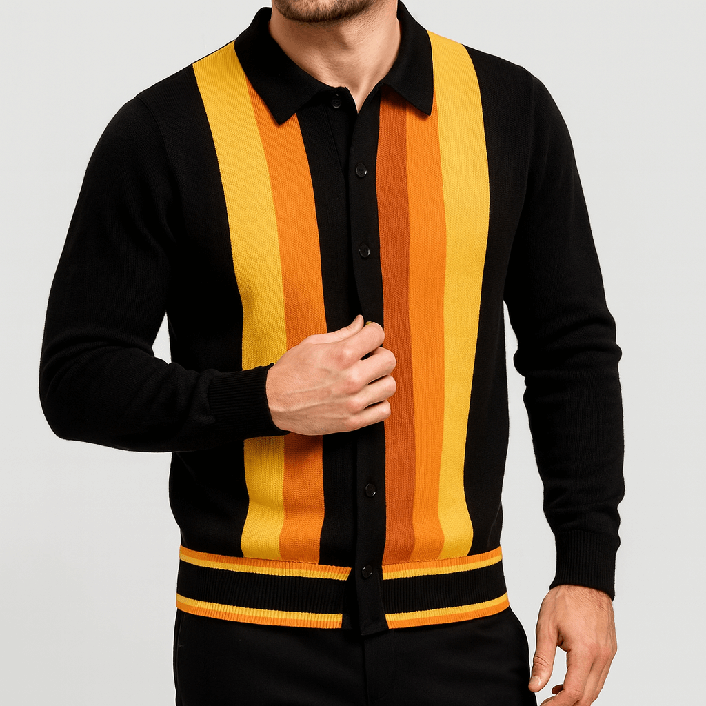 Soviska | Stylowa koszulka polo z długim rękawem