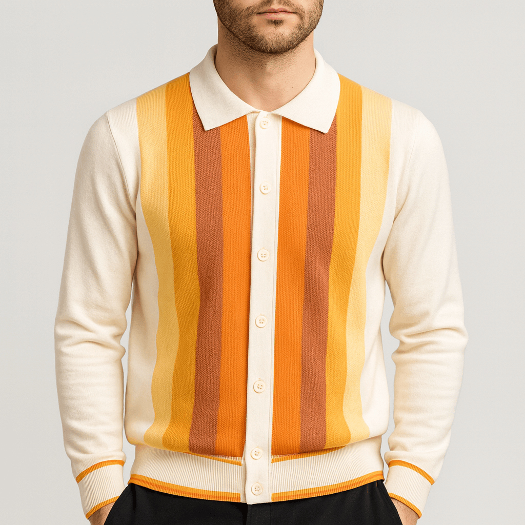 Soviska | Stylowa koszulka polo z długim rękawem