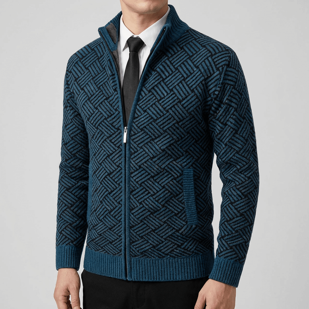 Soviska | Stylowa kurtka Zigzag