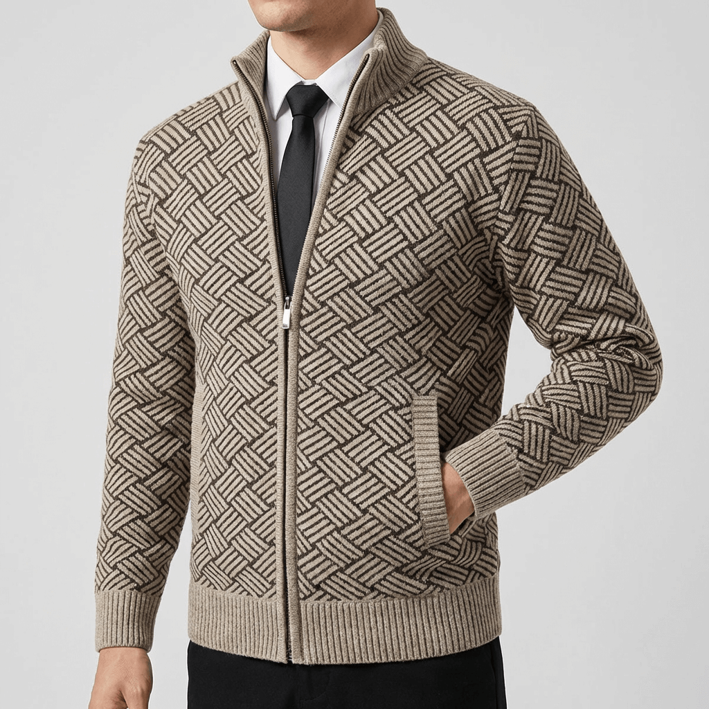 Soviska | Stylowa kurtka Zigzag