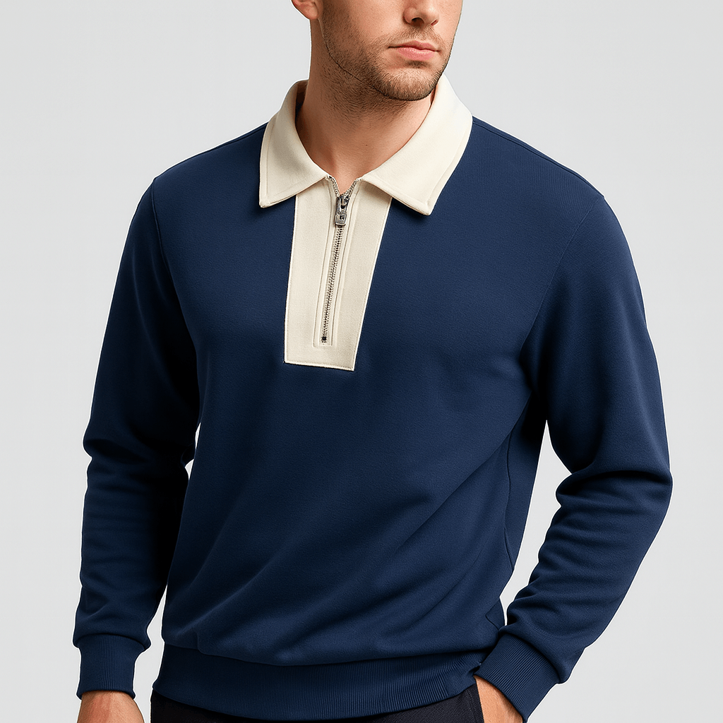 Soviska | Stylowa męska bluza z klapami