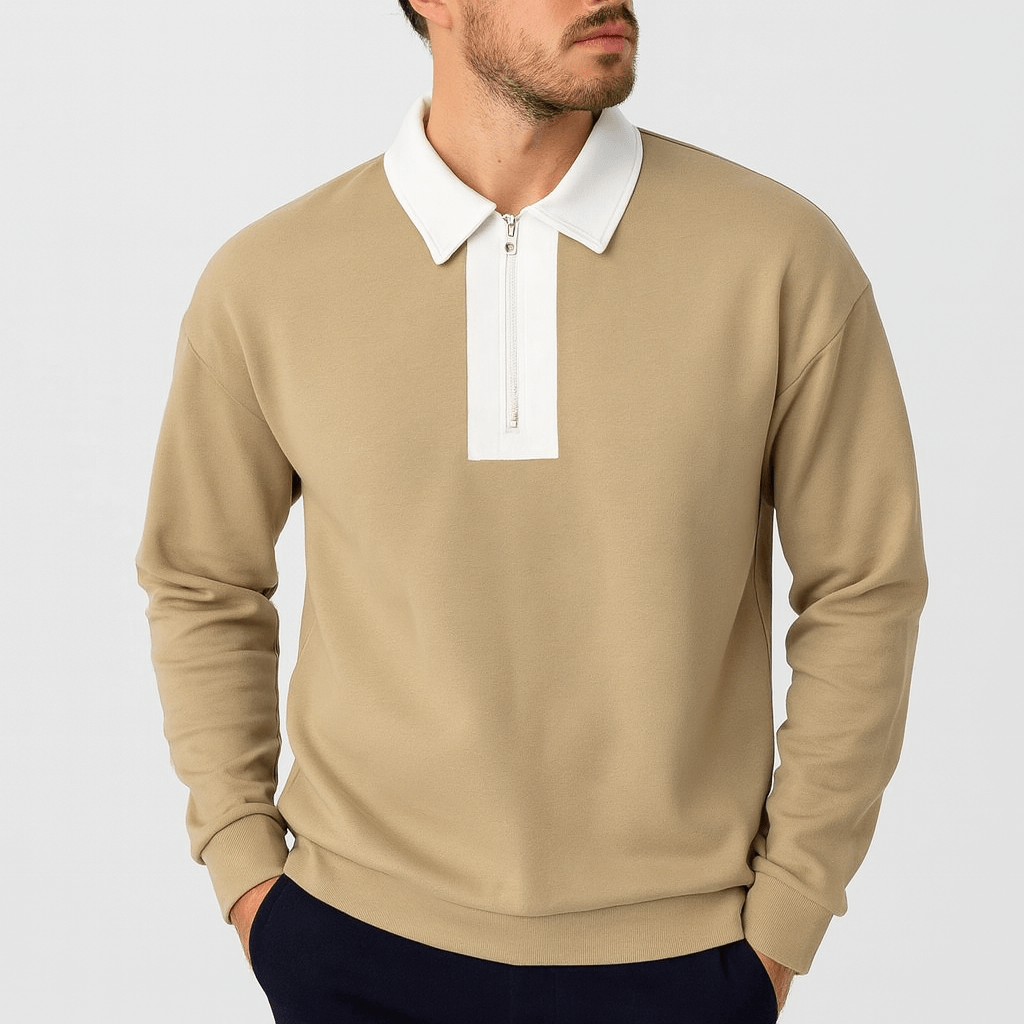 Soviska | Stylowa męska bluza z klapami