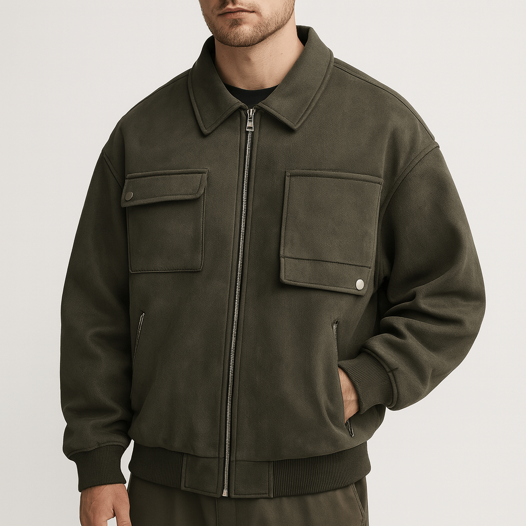 Soviska | Stylowa zamszowa kurtka