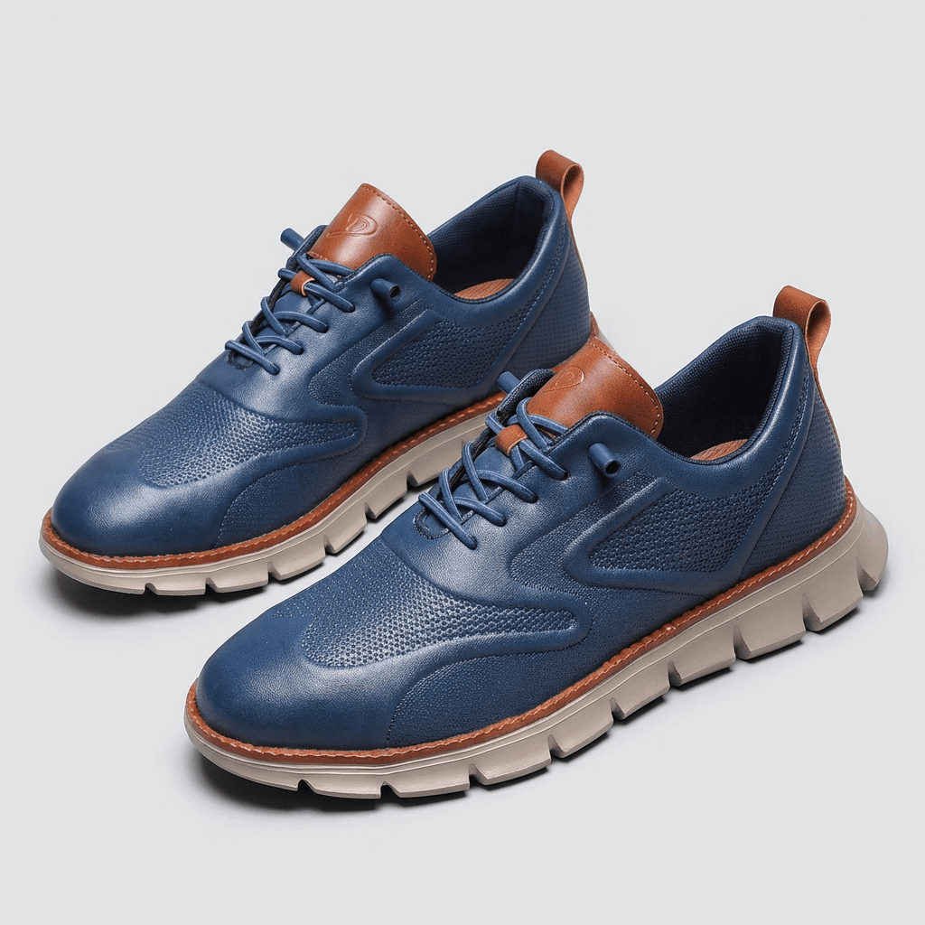 Soviska | Stylowe skórzane trampki z amortyzacją