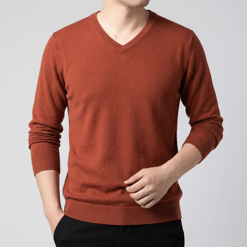 Soviska | Stylowy sweter z dekoltem w serek