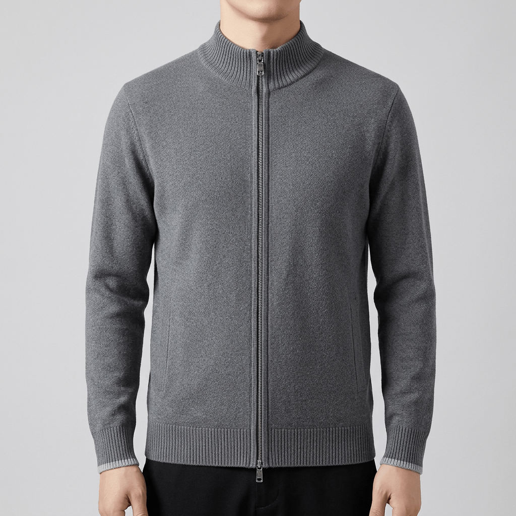 Soviska | Stylowy sweter z zamkiem błyskawicznym