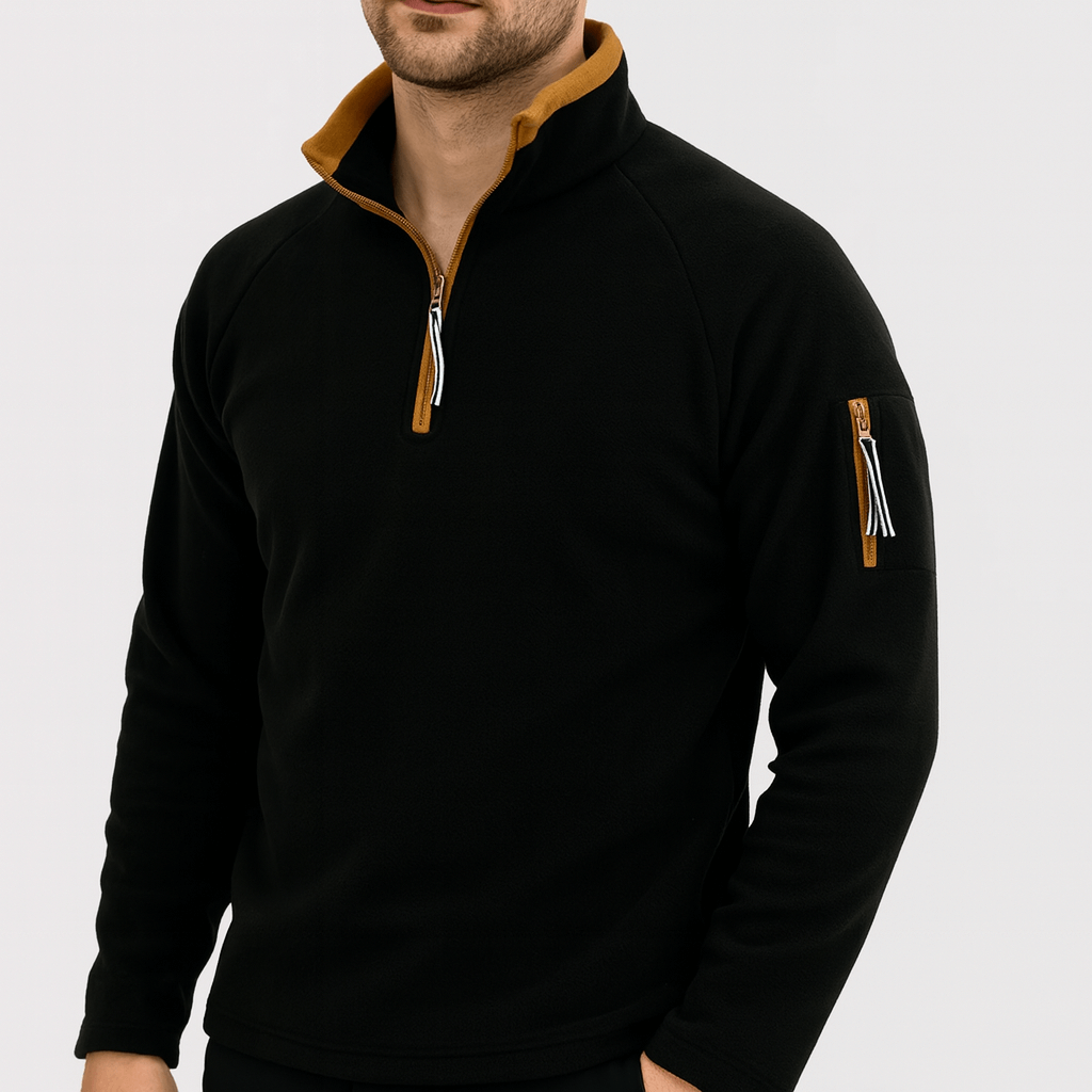 Soviska | Sweter z zamkiem i stójką