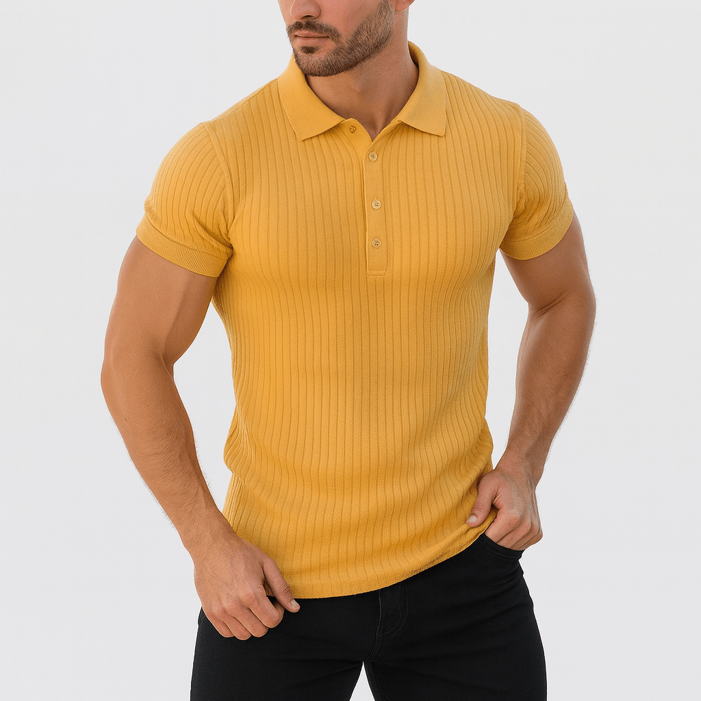 Soviska | Swobodna koszulka polo z krótkim rękawem