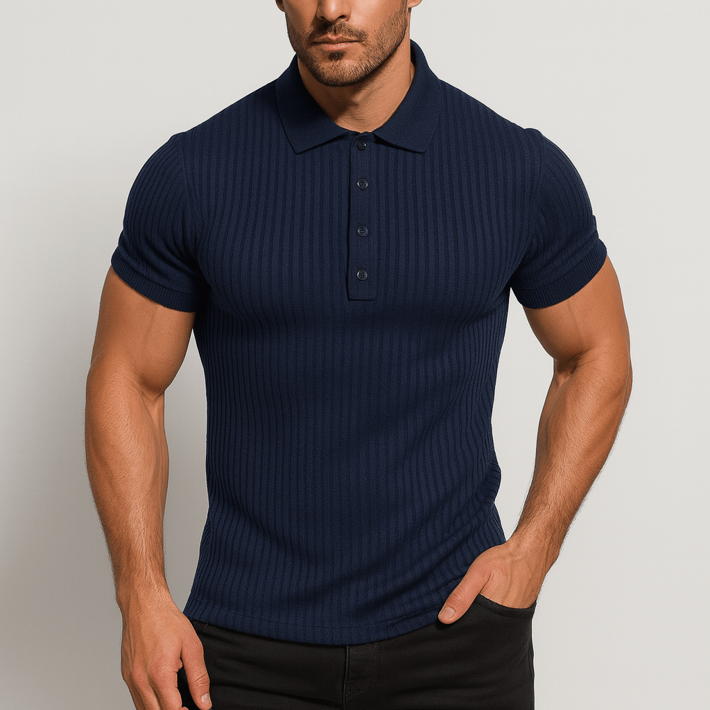 Soviska | Swobodna koszulka polo z krótkim rękawem