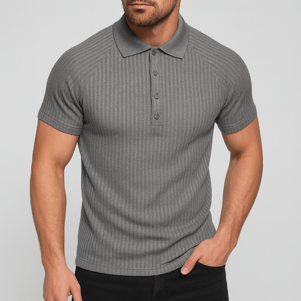 Soviska | Swobodna koszulka polo z krótkim rękawem